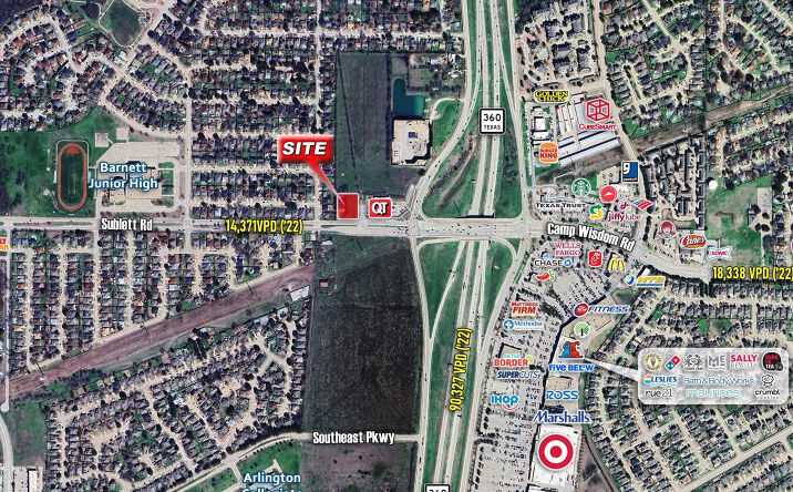 Pictures of Land property located at NWQ of SH-360 & Sublett Rd, Arlington, TX 76018 for lease - image #1