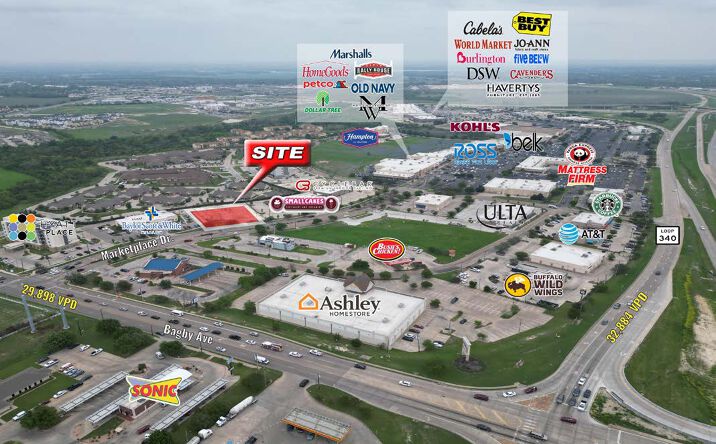 Pictures of Retail property located at 2314 Marketplace Dr, Waco, TX 76711 for lease - image #1