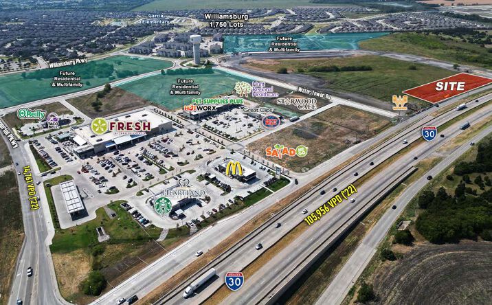 Pictures of Land property located at 4970 I-30, Fate, TX 75189 for lease - image #1