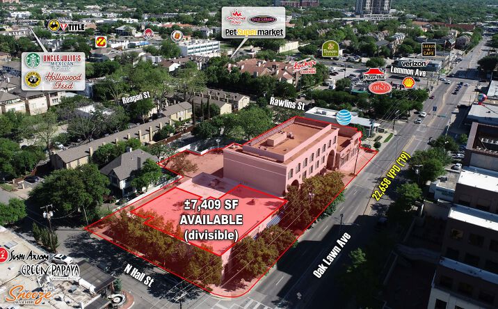 Pictures of Retail property located at 3311 Oak Lawn Avenue, Dallas, TX 75219 for lease - image #1