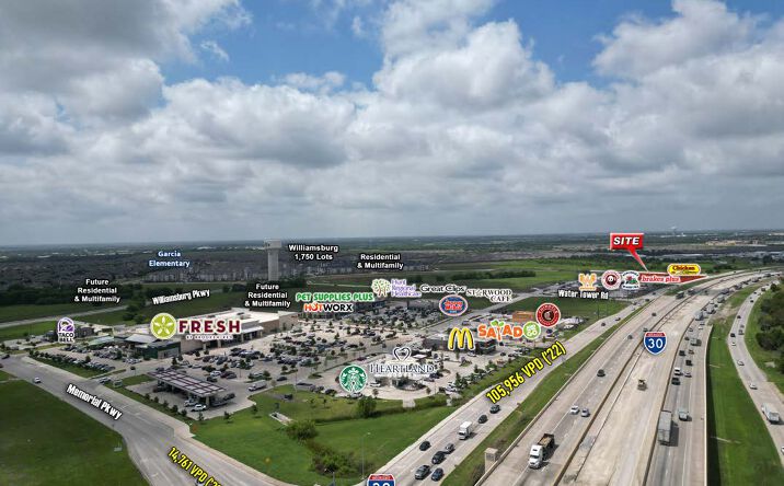 Pictures of Land property located at Swq I-30 & Memorial Pkwy, Fate, TX 75189 for lease - image #1