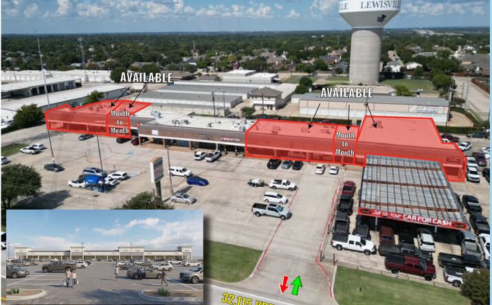 Pictures of Retail, Restaurant property located at 1425 Justin Road, Lewisville, TX 75077 for lease - image #1
