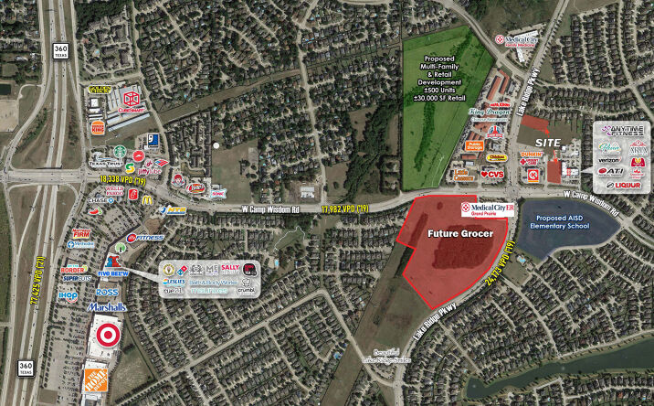 Pictures of Land property located at 2390 W Camp Wisdom Rd, Grand Prairie, TX 75052 for lease - image #1