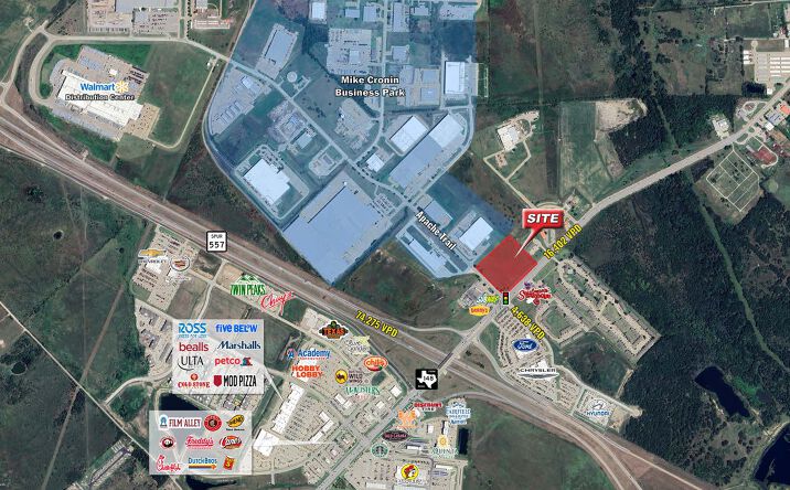 Pictures of Land property located at NWQ of Apache Trail & FM 148, Terrell, TX 75160 for lease - image #1