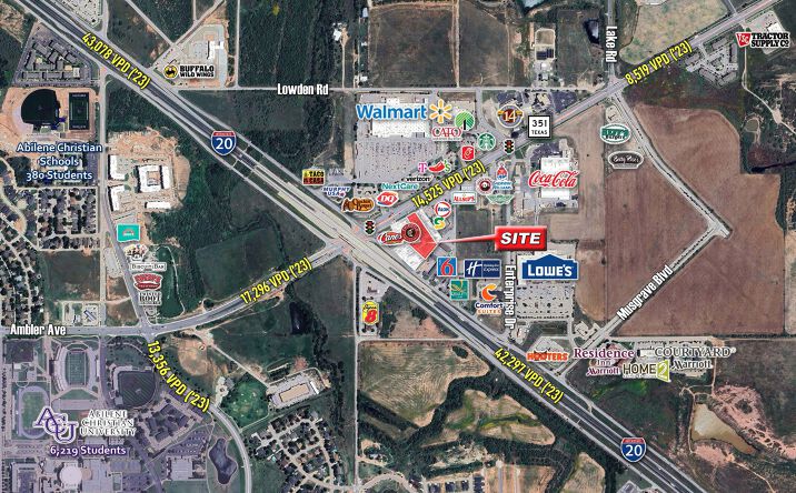 Pictures of Land property located at NEQ of I-20 & TX-351, Abilene, TX 79601 for lease - image #1