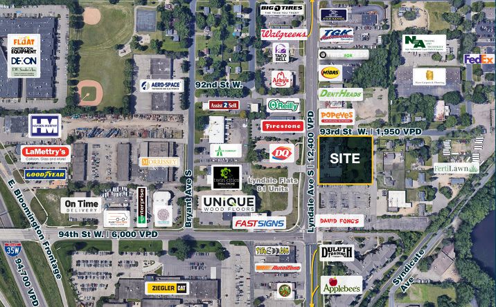 Pictures of Retail property located at SEQ of 93rd & Lyndale, Bloomington, MN 55420 for lease - image #1