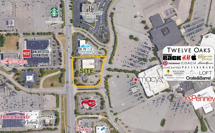 Pictures of Land property located at 27772 & 27768 Novi Road, Novi, MI 48377 for lease - image #1