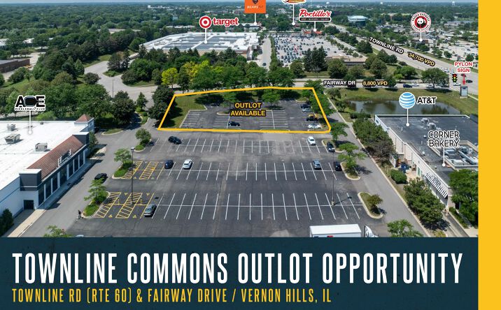 Pictures of Retail, Land property located at Townline Rd (Rte 60) & Fairway Drive, Vernon Hills, IL 60061 for lease - image #1