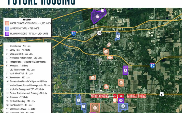Pictures of Retail, Land, Restaurant property located at SEC airport road and us highway 6, Portage, IN 46368 for lease - image #1
