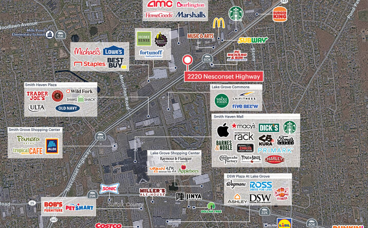 Pictures of Retail, Restaurant property located at 2220 Nesconset Hwy, Stony Brook, NY 11790 for lease - image #1