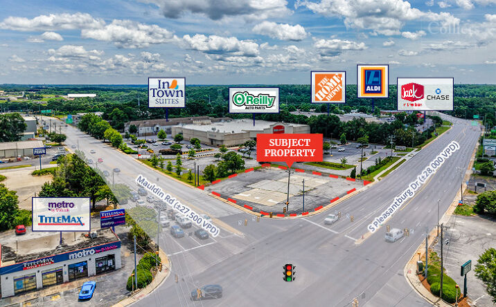 Pictures of Retail, Land property located at 1301 South Pleasantburg Drive, Greenville, SC 29605 for lease - image #1
