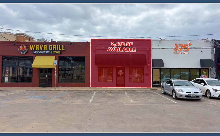 Pictures of Retail, Restaurant property located at 101 & 105 Avenue A, Denton, TX 76201 for lease - image #1
