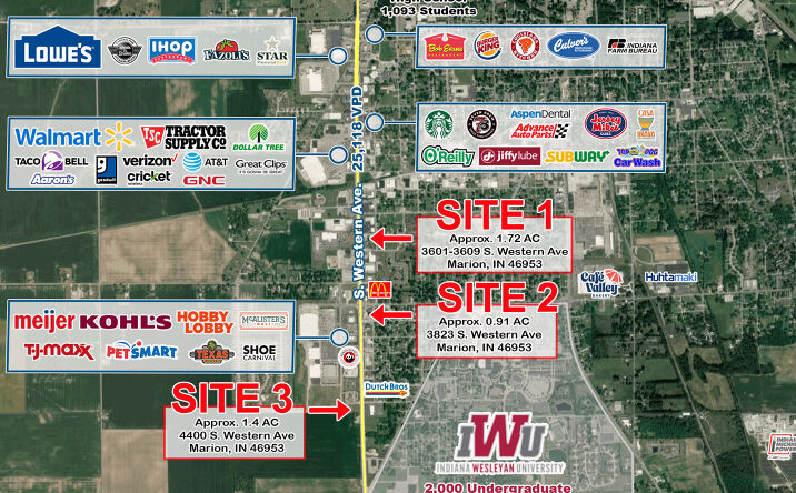 Pictures of Land property located at 4400 South Western Avenue, Marion, IN 46953 for lease - image #1