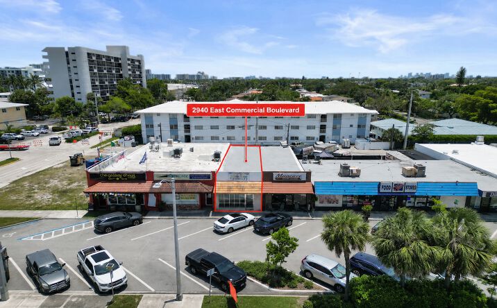 Pictures of Retail, Office property located at 2920 E COMMERCIAL BLVD, FORT LAUDERDALE, FL 33308-4208 for lease - image #1
