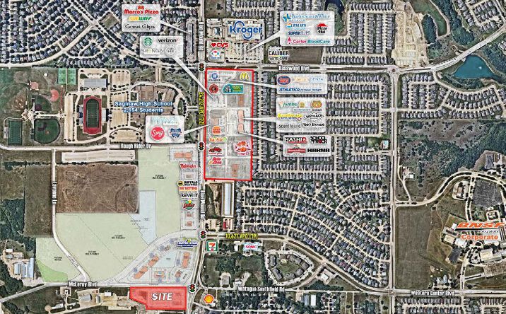 Pictures of Land, Retail property located at 7004 N Blue Mound Rd, Fort Worth, TX 76131 for lease - image #1