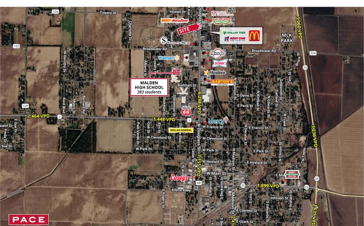 Pictures of Retail, Restaurant property located at 1000 MO-25, Malden, MO 63863 for lease - image #1