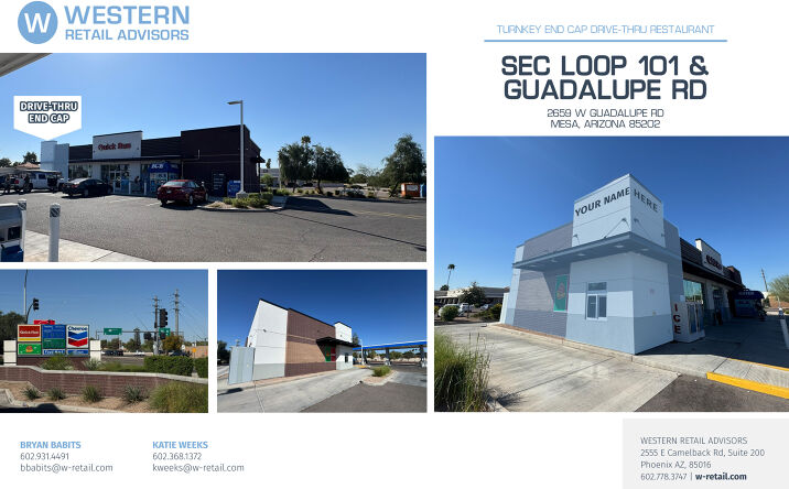 Pictures of Retail, Restaurant property located at 2659 W Guadalupe Rd, Mesa, AZ 85202 for lease - image #1