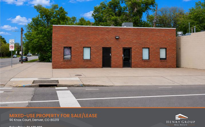 Pictures of Retail, Office, Industrial property located at 90 Knox Court, Denver, CO 80219 for lease - image #1