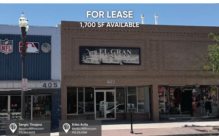 Pictures of Retail property located at 403 South El Paso Street, El Paso, TX 79901 for lease - image #1