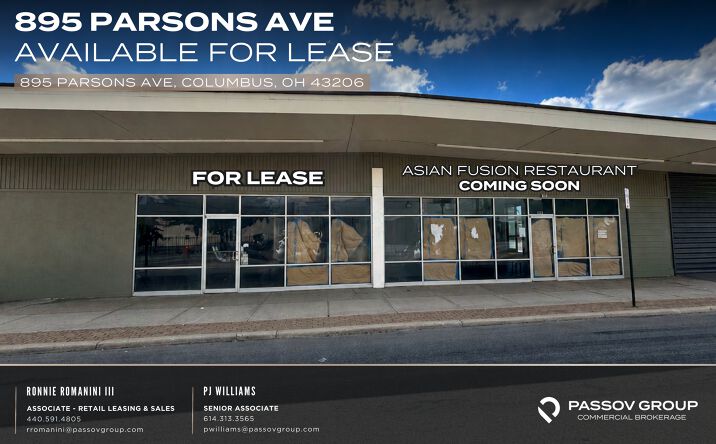 Pictures of Retail property located at 895 Parsons Ave, Columbus, OH 43206 for lease - image #1
