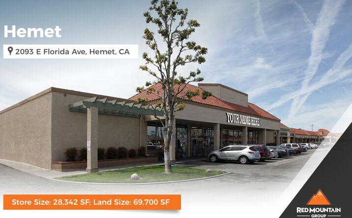 Pictures of Retail property located at 2093 E Florida Ave, Hemet, CA 92544 for lease - image #1