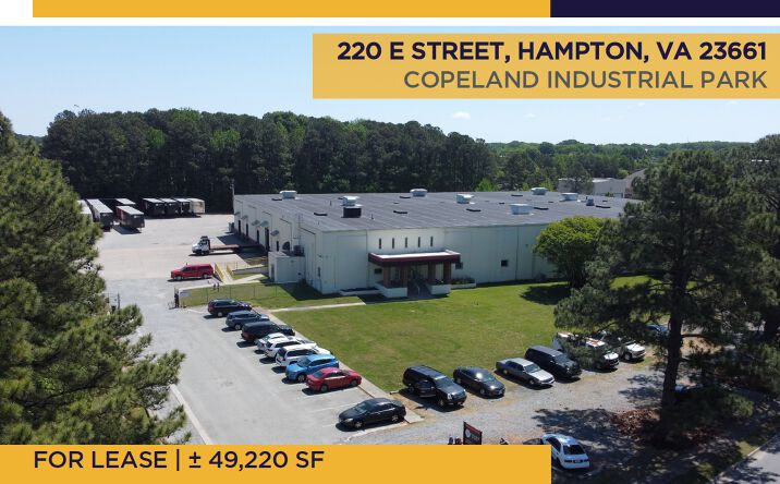 Pictures of Industrial property located at 220 E Street, Hampton, VA 23661 for lease - image #1