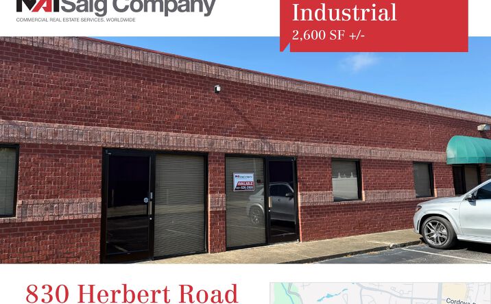 Pictures of Industrial, Office property located at 830 Herbert Road, Cordova, TN 38018 for lease - image #1