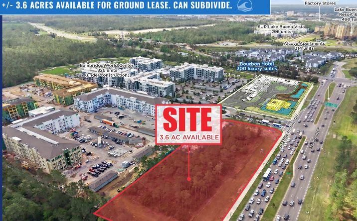 Pictures of Land property located at NEC International Drive & World Center Drive, Orlando, FL 32821-5616 for lease - image #1