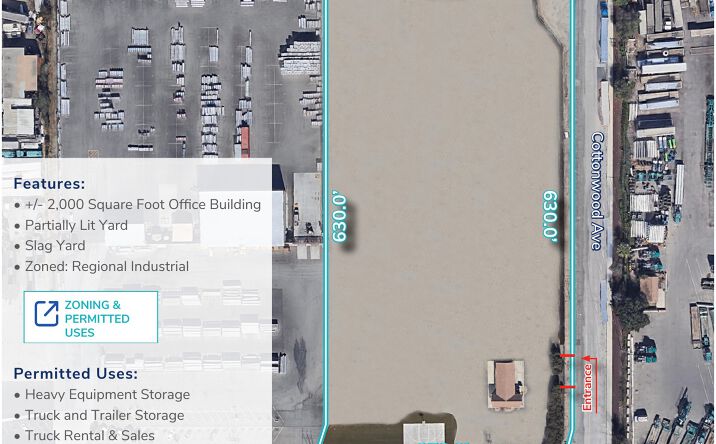 Pictures of Land property located at 8726 Cottonwood Ave, Fontana, CA 92335 for lease - image #1