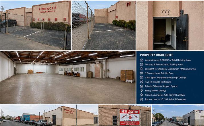 Pictures of Industrial property located at 777 Stanford Avenue, Los Angeles, CA 90021 for lease - image #1