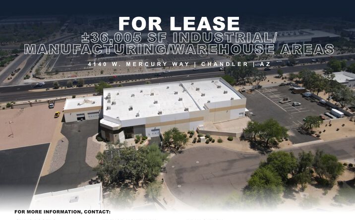 Pictures of Industrial property located at 4140 W. Mercury Way, Chandler, AZ 85226-3707 for lease - image #1