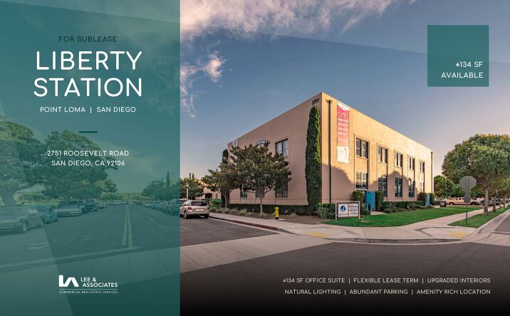 Pictures of Office property located at 2751 Roosevelt Road, San Diego, CA 92106 for lease - image #1
