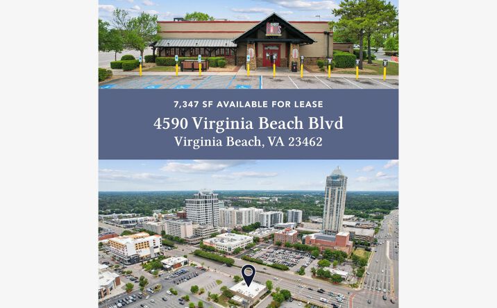 Pictures of Retail, Land, Restaurant property located at 4590 Virginia Beach Blvd, Virginia Beach, VA 23462 for lease - image #1