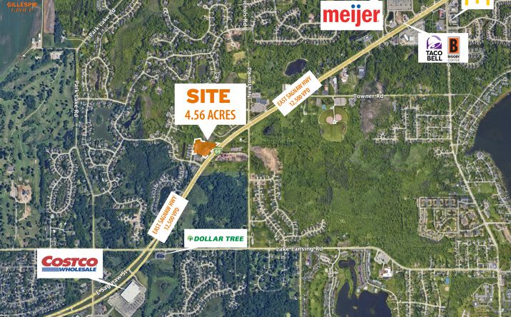 Pictures of Land, Retail, Office property located at Vacant Land M-78 ( East Saginaw), East Lansing, MI 48823 for lease - image #1