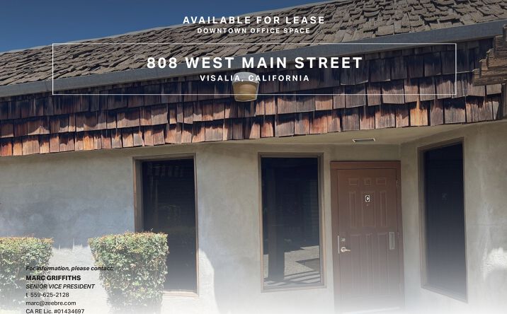 Pictures of Office property located at 808 West Main Street, Suite C, Visalia, CA 27282-9526 for lease - image #1