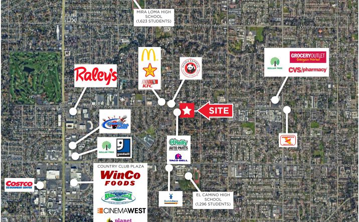 Pictures of Office property located at 4350 Marconi Ave, Sacramento, CA 95821 for lease - image #1