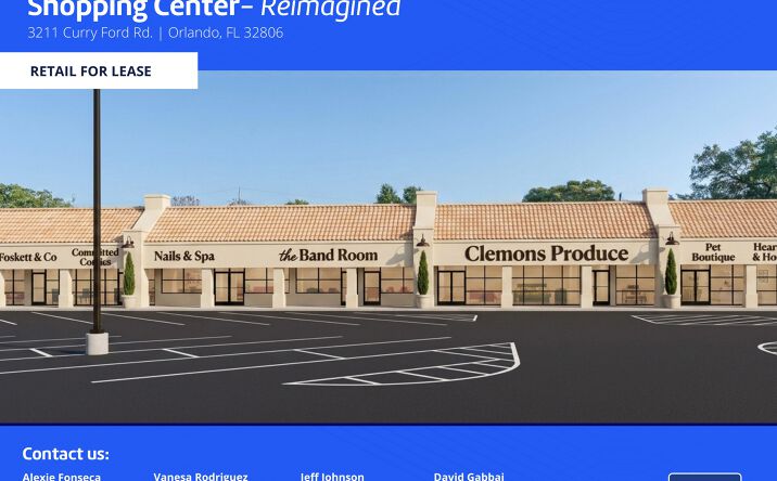 Pictures of Retail property located at 3211 Curry Ford Rd., Orlando, FL 32806 for lease - image #1