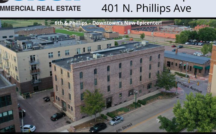 Pictures of Retail, Office property located at 401 N. Phillips Ave, Sioux Falls, SD 57103-1335 for lease - image #1
