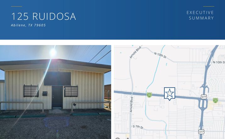Pictures of Industrial property located at 125 Ruidosa, Abilene, TX 79605 for lease - image #1