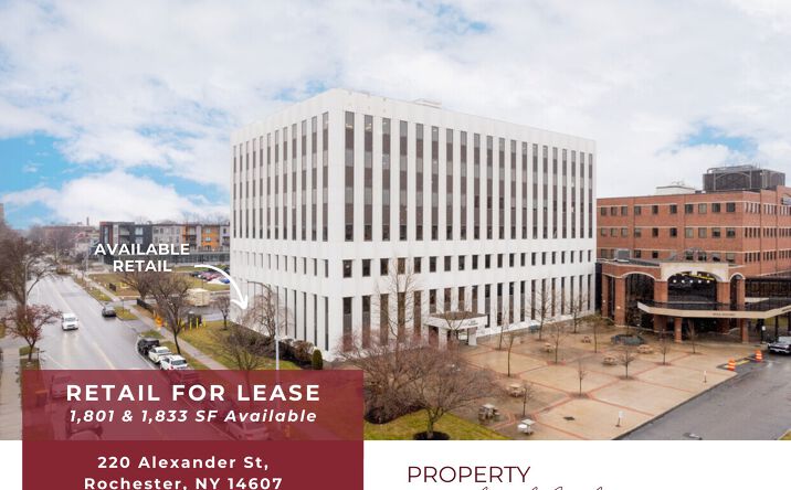 Pictures of Retail, Office property located at 220 Alexander St, Rochester, NY 14607 for lease - image #1
