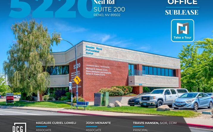 Pictures of Office property located at 5220 Neil Rd, Suite 200, Reno, NV 89502 for lease - image #1