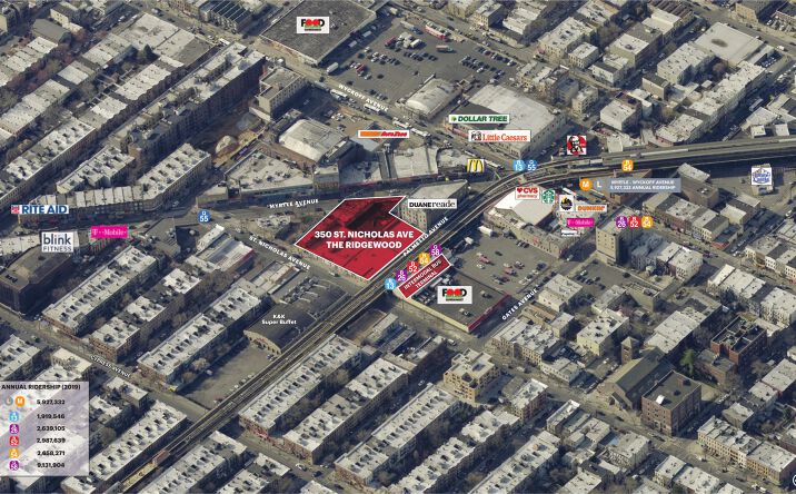 Pictures of Retail property located at 350 St. Nicholas Avenue, Ridgewood, NY 10027 for lease - image #1