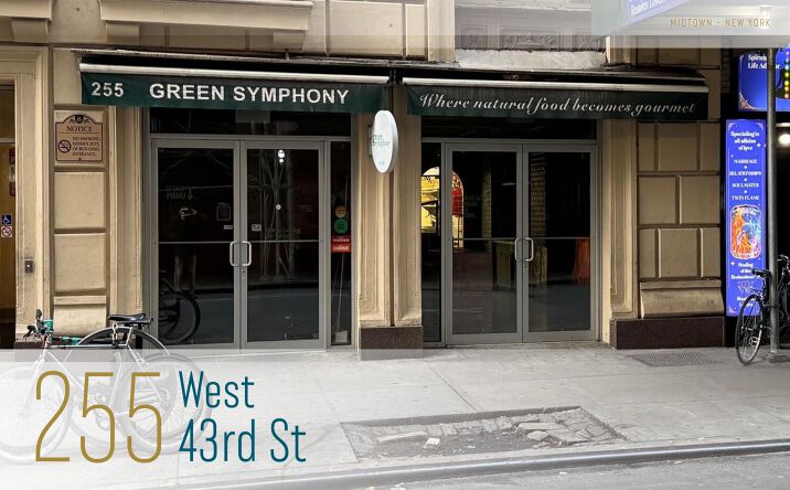 Pictures of Retail property located at 255 West 43rd Street, New York, NY 10036 for lease - image #1