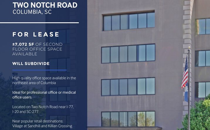 Pictures of Office property located at 8910 Two Notch Road, Columbia, SC 29223 for lease - image #1