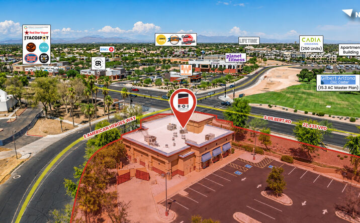 Pictures of Retail, Restaurant property located at 920 South Gilbert Road, Gilbert, AZ 85296 for lease - image #1