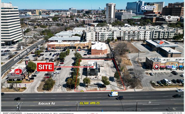 Pictures of Retail, Land property located at 2403 Babcock Rd, San Antonio, TX 78229 for lease - image #1