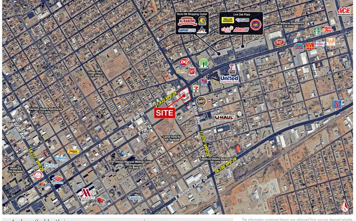 Pictures of Retail property located at 1230 E 8th Street, Odessa, TX 79761 for lease - image #1