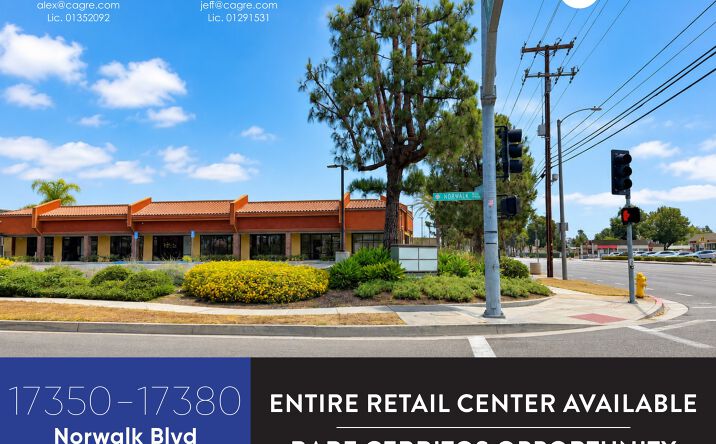 Pictures of Retail property located at 17350-17380 Norwalk Blvd, Cerritos, CA 90703 for lease - image #1