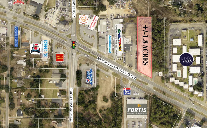 Pictures of Land property located at 7032 Airport Boulevard, Mobile, AL 36608 for lease - image #1