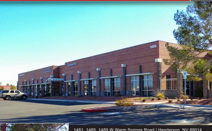 Pictures of Office property located at 1481 W Warm Springs Road, Henderson, NV 89014 for lease - image #1